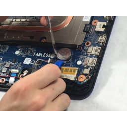 Замена батарейки для монет HP 14-ac151nr